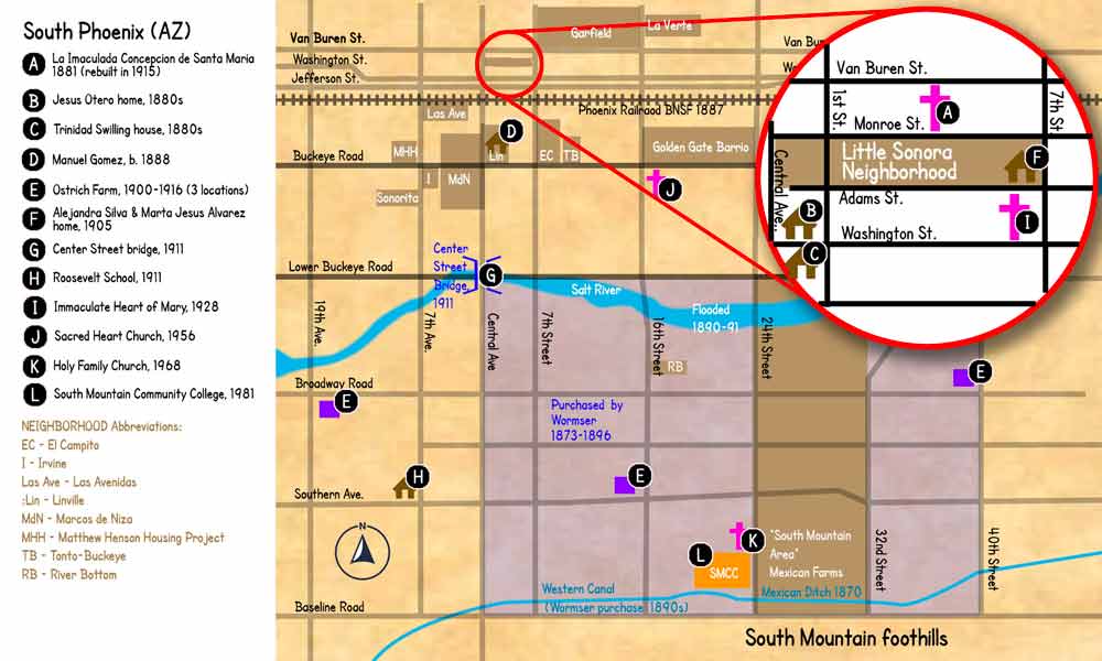 The geographic and demographic origins of South Phoenix: 1887